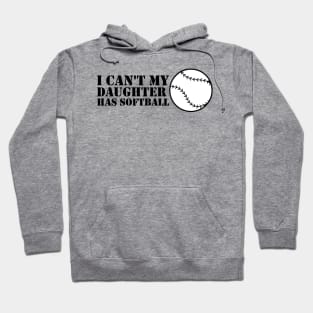 Funny Softball For Mom Dad Hoodie